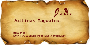Jellinek Magdolna névjegykártya